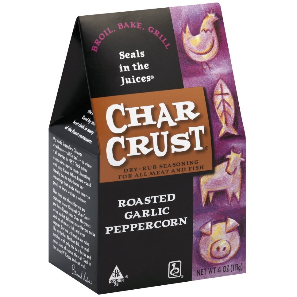 char crust Roasted garlic Peppercorn - case Of 6 - 4 Oz(D0102H5W8WP)