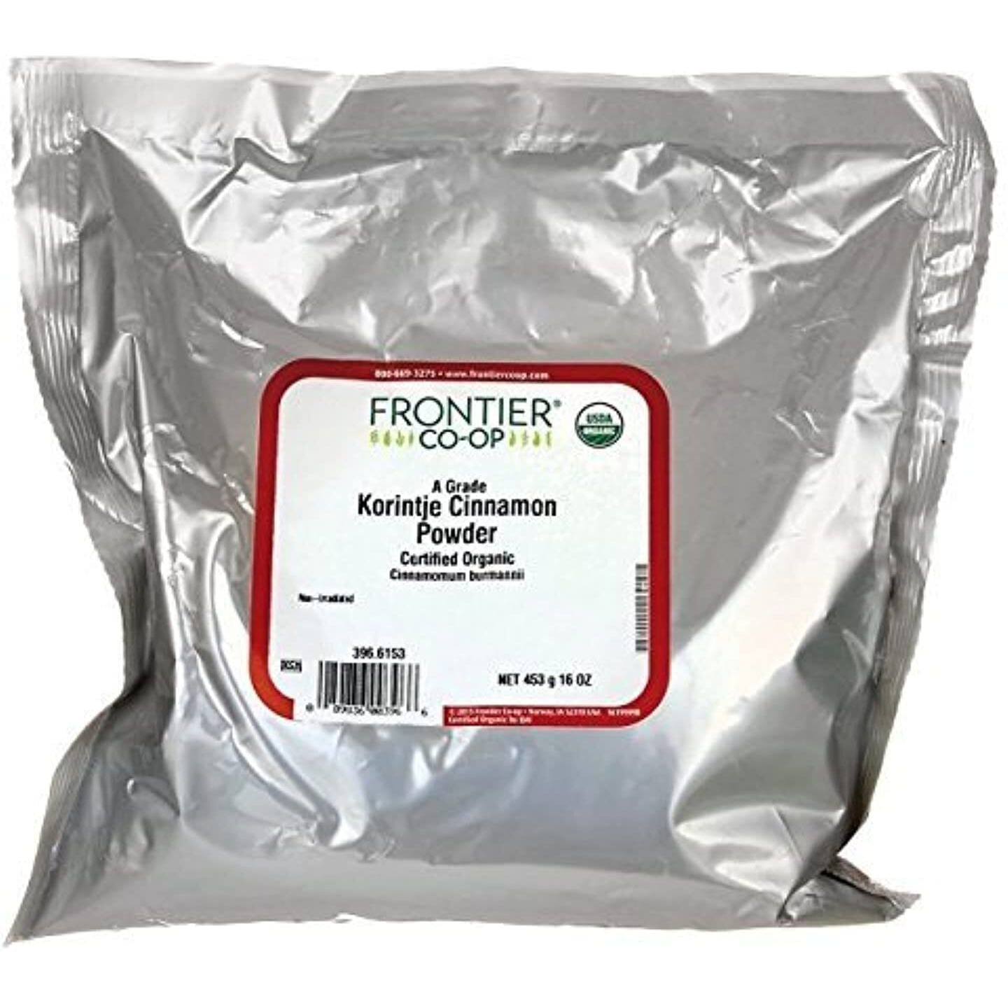 Frontier Herb cinnamon Organic ground Korintje A grade - Single Bulk Item - 1lb(D0102H5WZ22)