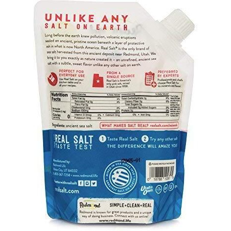 Real Salt Sea Salt - Ancient - Fine - Pouch - case Of 6 - 16 Oz(D0102H5N0Z2)