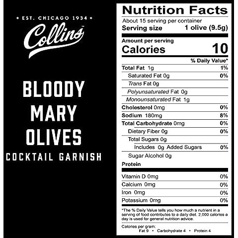 5 oz. Bloody Mary Olives by Collins