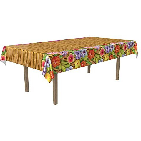 Beistle Company 57068 Luau Tablecover - Pack of 12