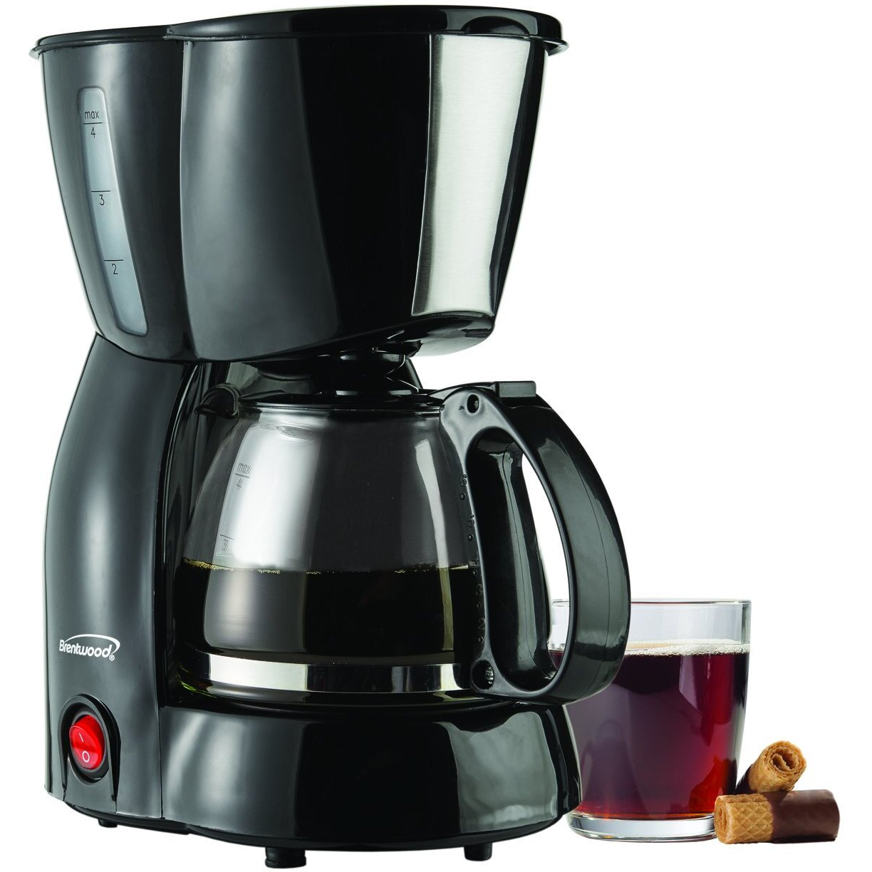 4 CUP COFFEE MAKER BLK