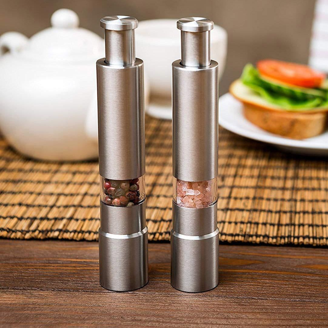 Premium Stainless Steel Salt and Pepper Spice grinder(D0102HX4968)