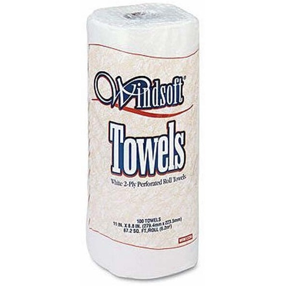 Kelsan  2 Ply Towel Roll  White - 85 Count