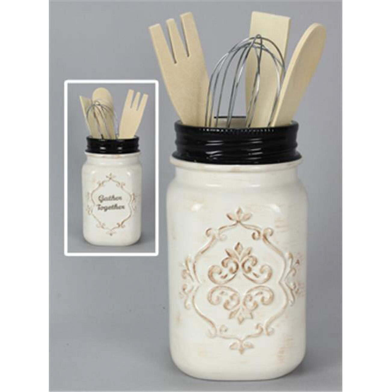 Ceramic Tool Holder with Cooking Tools