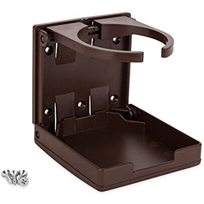 Camco 44043 Adjustable Drink Holder - Brown