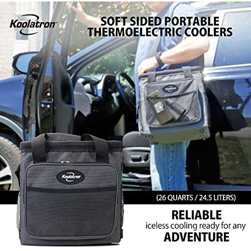 Koolatron D25 Hybrid Portable 12V cooler Bag  25L (26 qt)