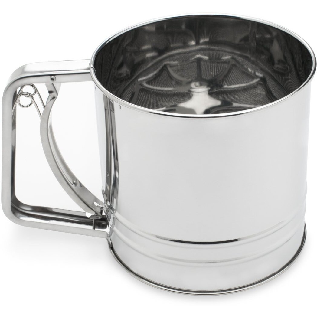 FLOUR SIFTER SS 4 CUP (Pack of 1)