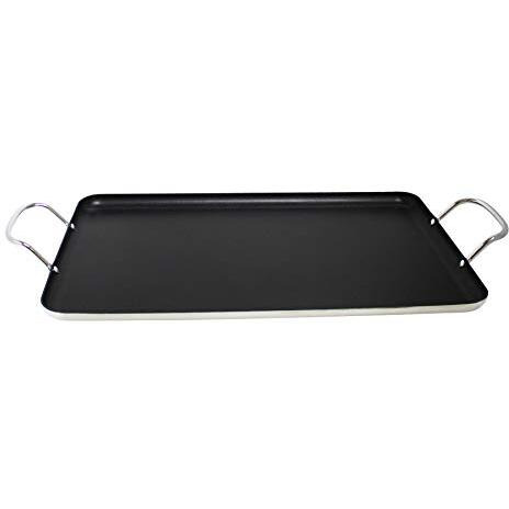 EMG IMU1816 Imusa Double Burner Griddle  Black