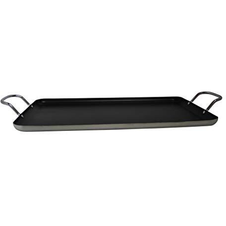 EMG IMU1816 Imusa Double Burner Griddle  Black