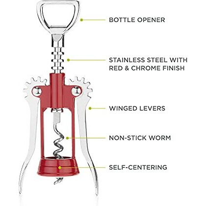 Soar Red Winged Corkscrew by True