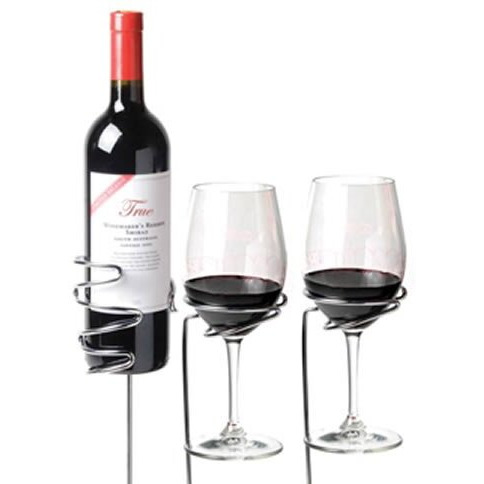 Picnic StixWine Glass & Bottle Holders