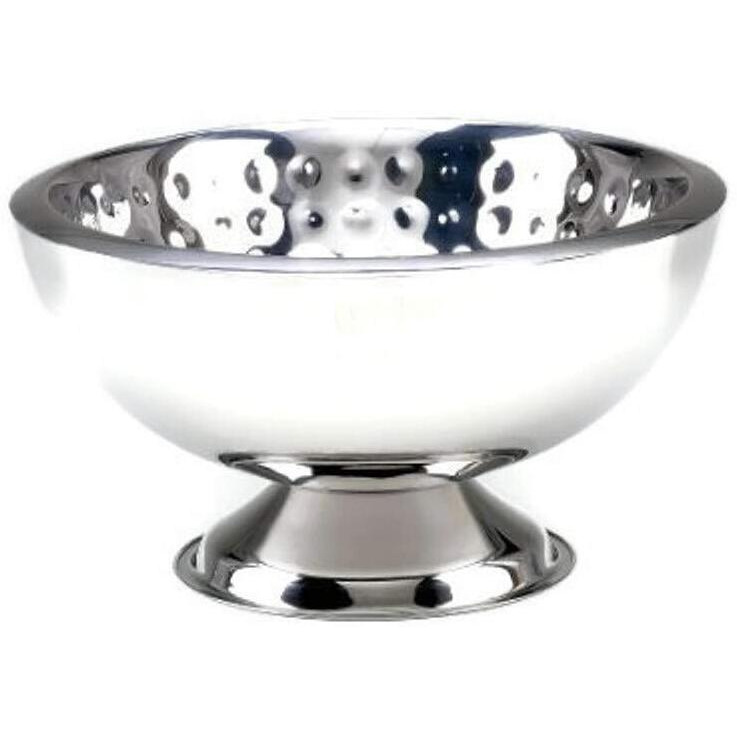 Leeber 72596 3 gal Bolt Hammered Punch Double Wall Bowl