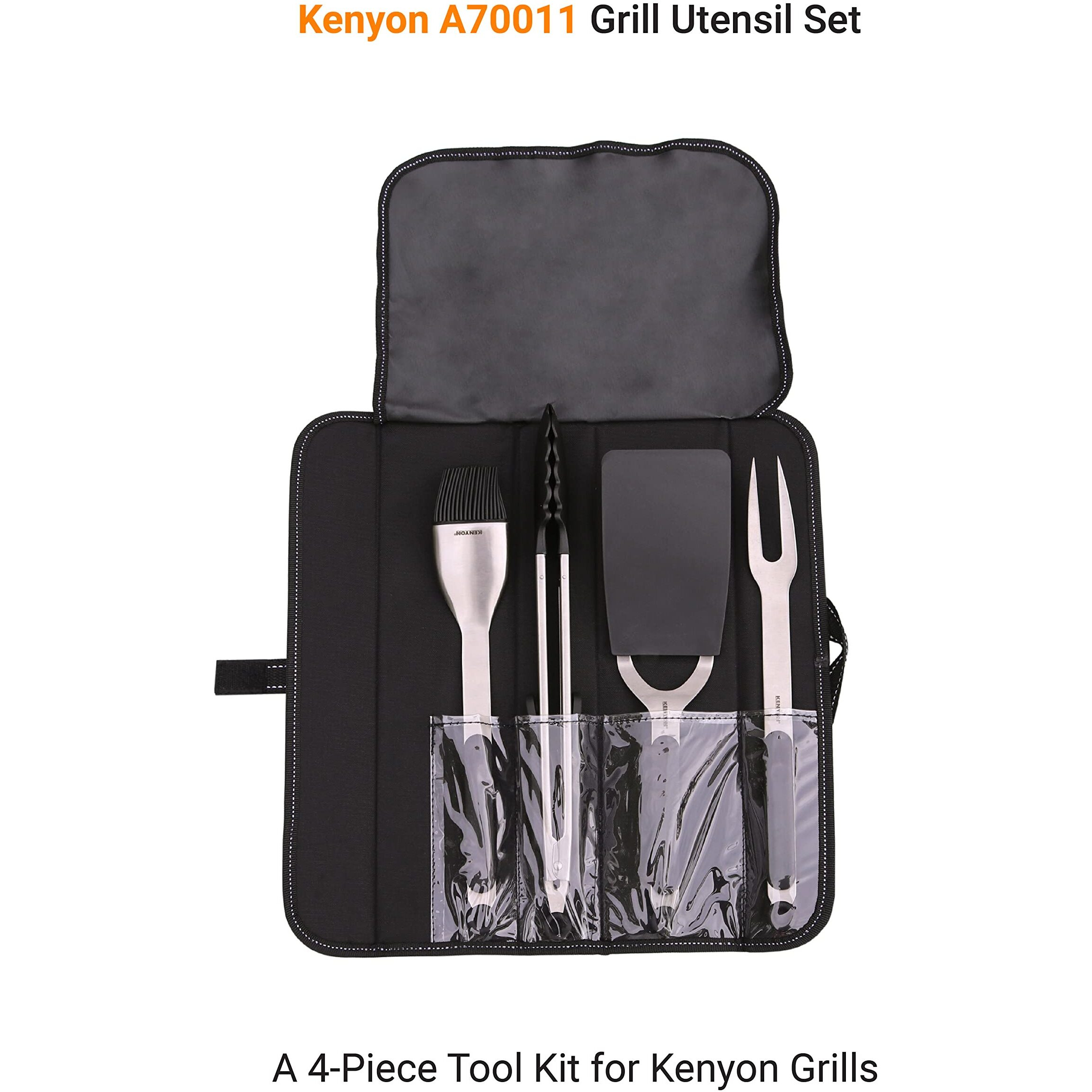 Kenyon A70011 4 Piece grill Utensils