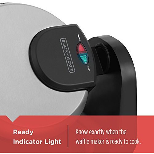 BD Rotary Waffle Maker Blk SS