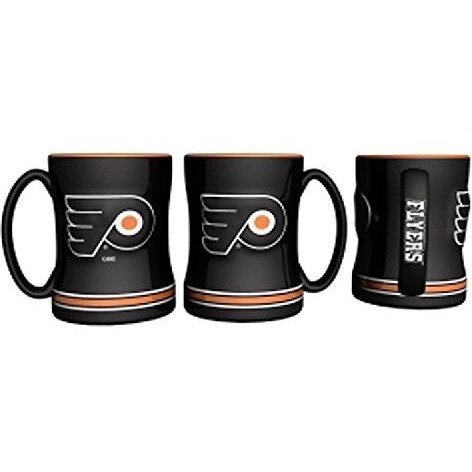 Philadelphia Flyers Coffee Mug - 14oz Sculpted Relief