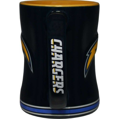 Los Angeles Chargers Coffee Mug - 14oz Sculpted Relief