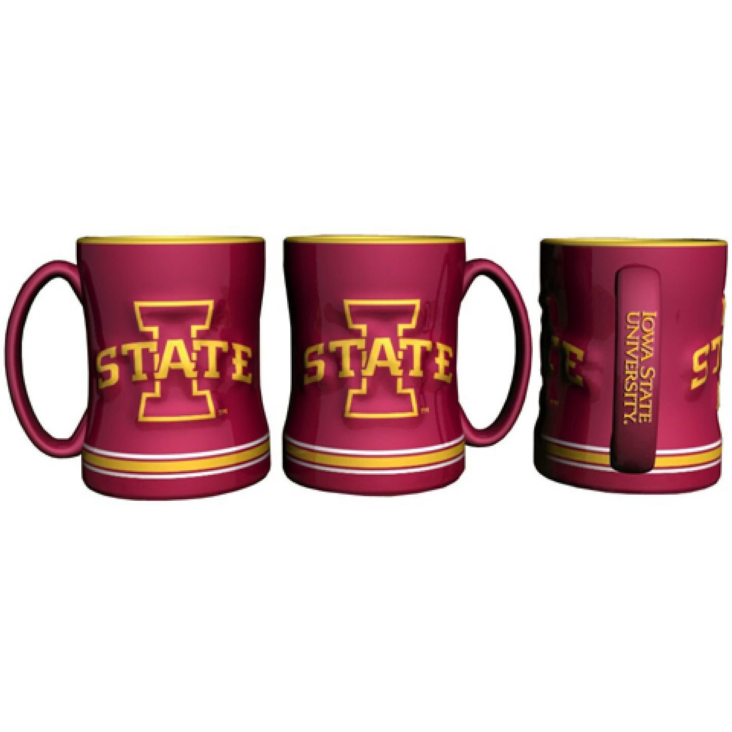 Iowa State Cyclones Coffee Mug - 14oz Sculpted Relief