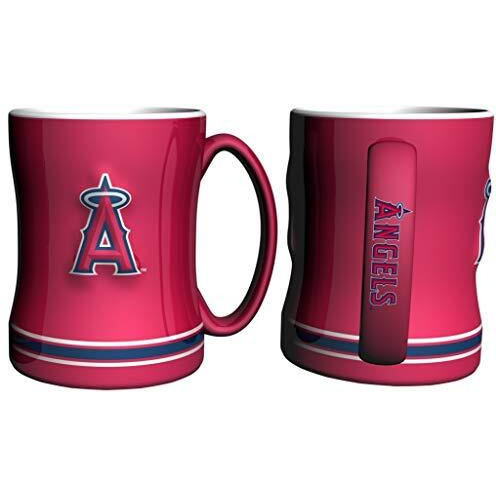 Los Angeles Angels of Anaheim Coffee Mug - 14oz Sculpted Relief