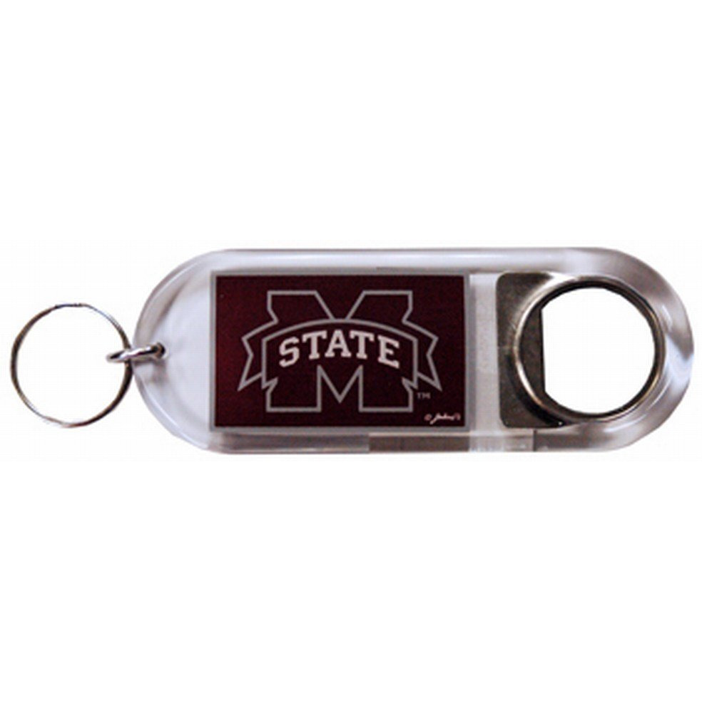 Jenkins JENKINS24807 Lucite Logo Bottle Opener Keychain - Mississippi State Bulldogs