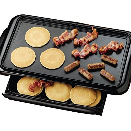 1400w Electric Griddle Black