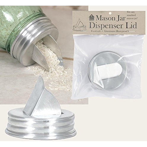 Mason Jar Grain Pourer Lid - Box of 4