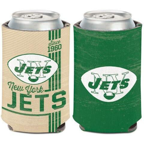 New York Jets Can Cooler Vintage Design Special Order