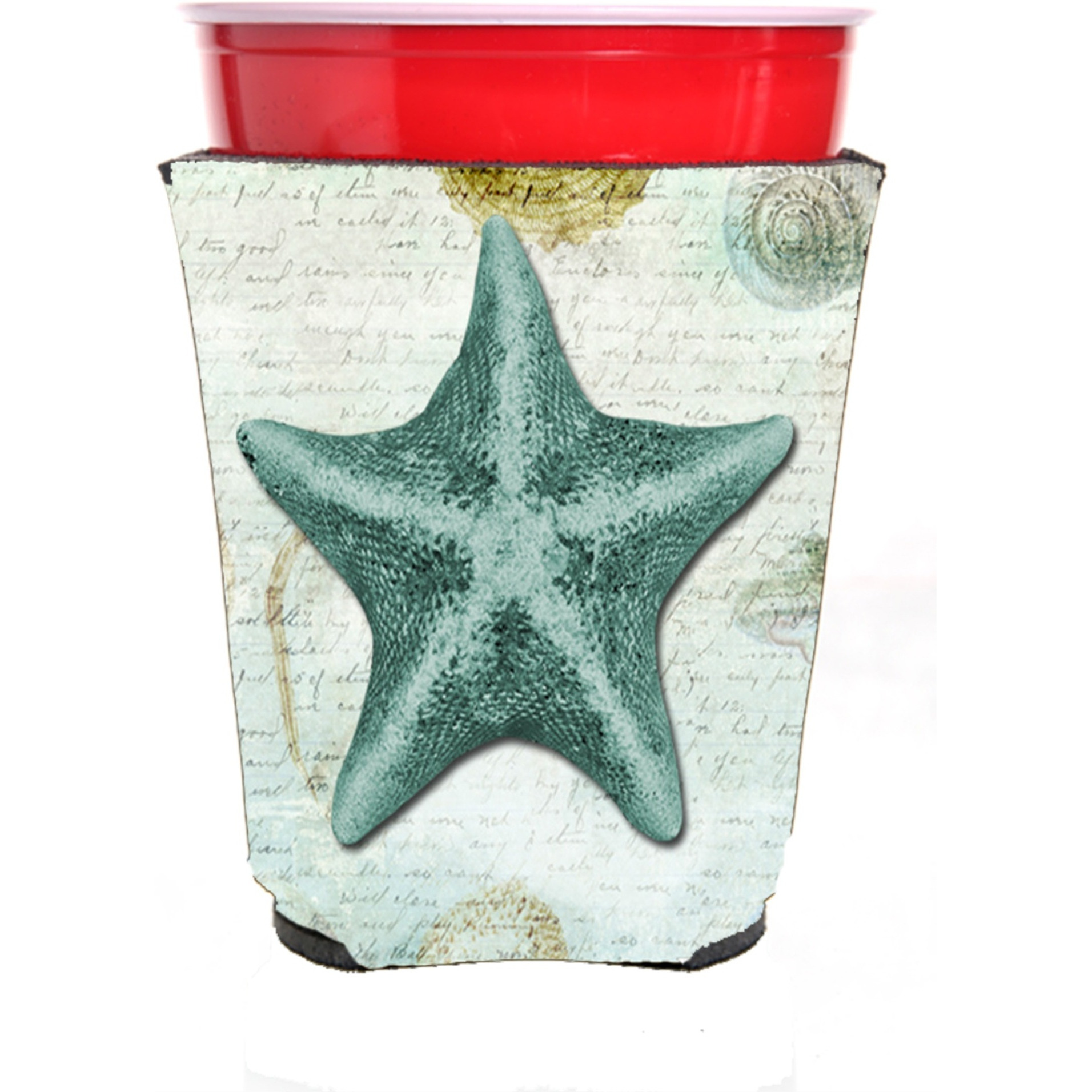 Starfish  Red Solo Cup Beverage Insulator Hugger