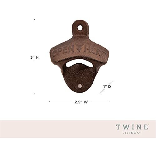 Wall Mounted Bottle Opener by Twine