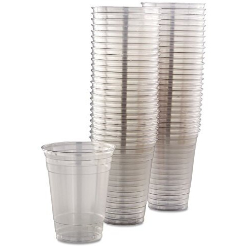 Dart Ultra Clear PET Cups ,CUP,PLAS,16OZ,SQ,50,CLR