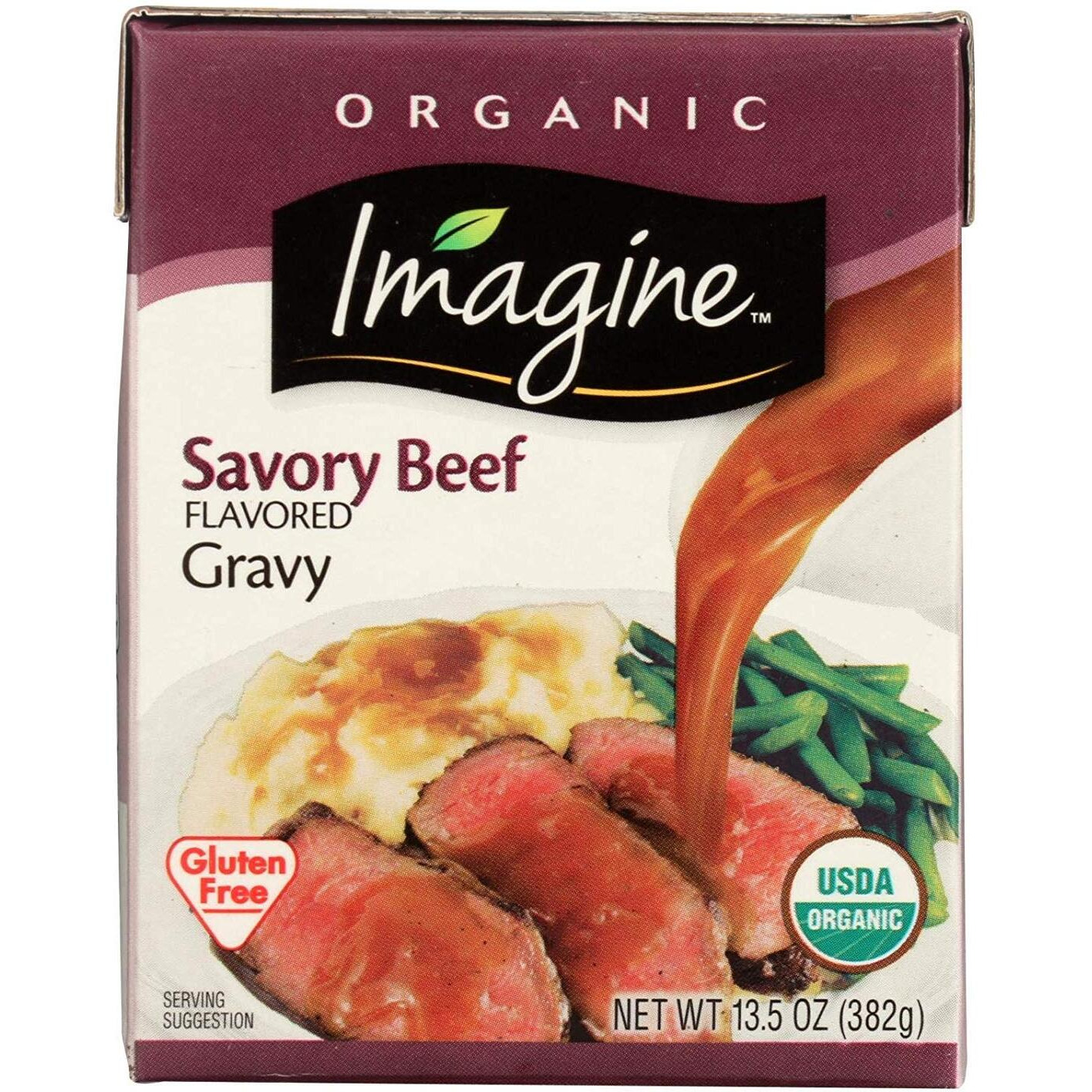 Imagine Foods Organic gravy - Savory Beef - case Of 12 - 135 Fl Oz(D0102H5K3S8)