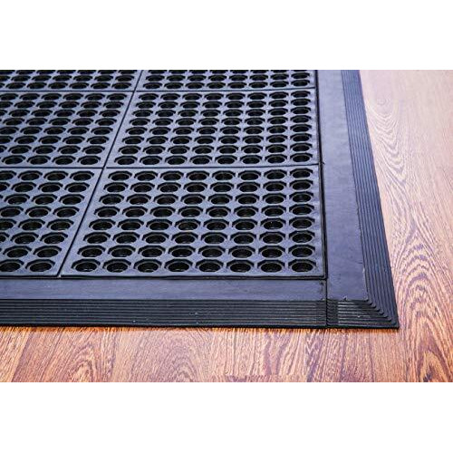 Doortex Anti-Fatigue Black All-Weather Open Top Mat - 32" x 48"