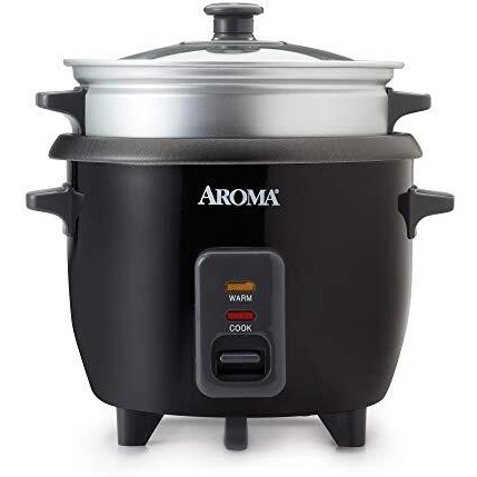 Aroma ARC-363-1NGB 6-Cup Pot Style Rice Cooker