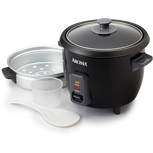 Aroma ARC-363-1NGB 6-Cup Pot Style Rice Cooker