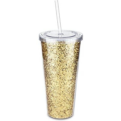 Glam Double Walled Glitter Tumbler by Blush