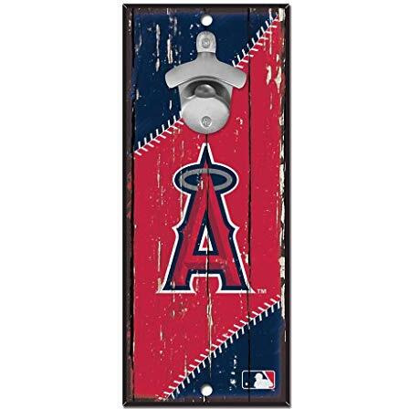 Los Angeles Angels Sign Wood 5x11 Bottle Opener - Special Order