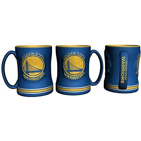 Golden State Warriors Coffee Mug - 14oz Sculpted Relief