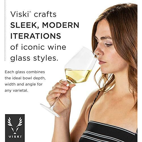 Faceted Crystal Wine Glasses by Viski