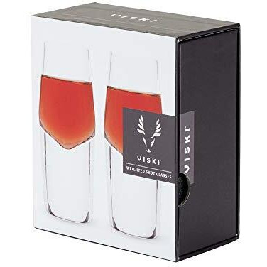 Crystal Heavyweight Shot Glasses by Viski