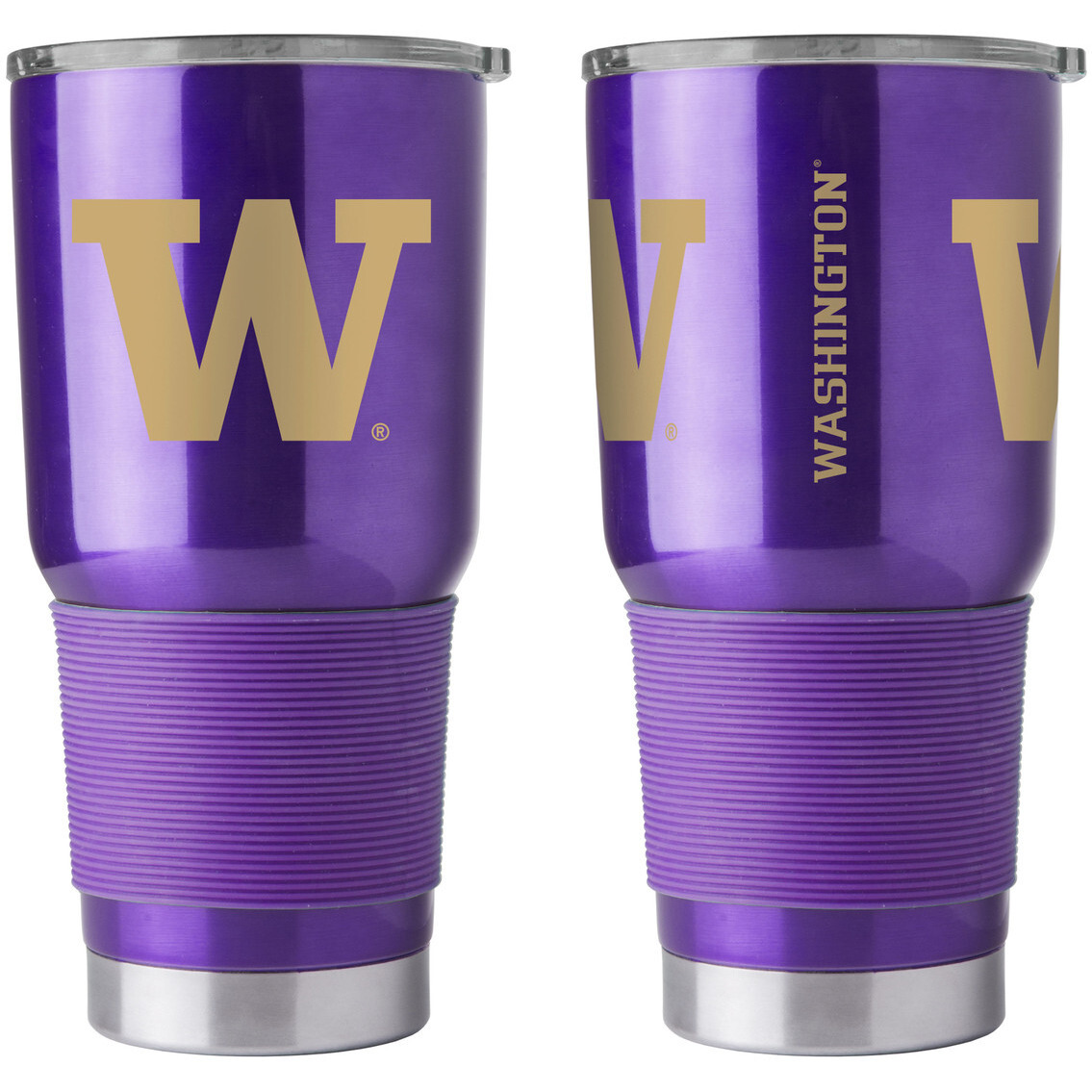 Washington Huskies Travel Tumbler 30oz Ultra Purple CO