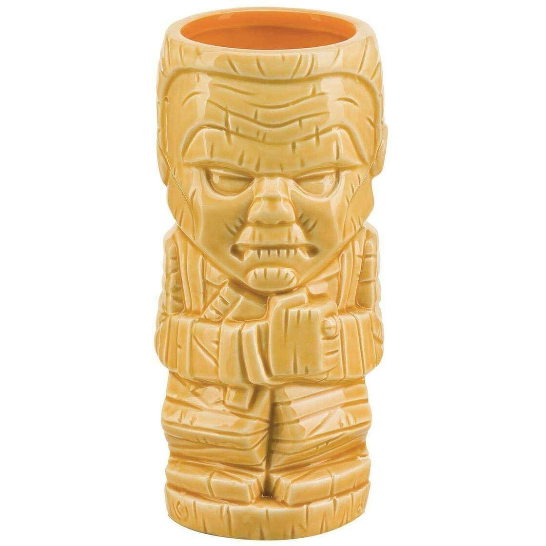 Monsters Tikis Tut 14oz geeki Tikis Mug, Tan