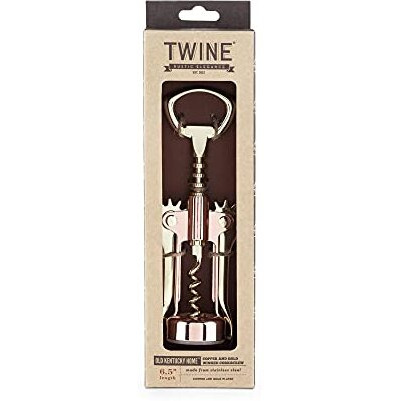 Copper and Gold Winged Corkscrew by Twine