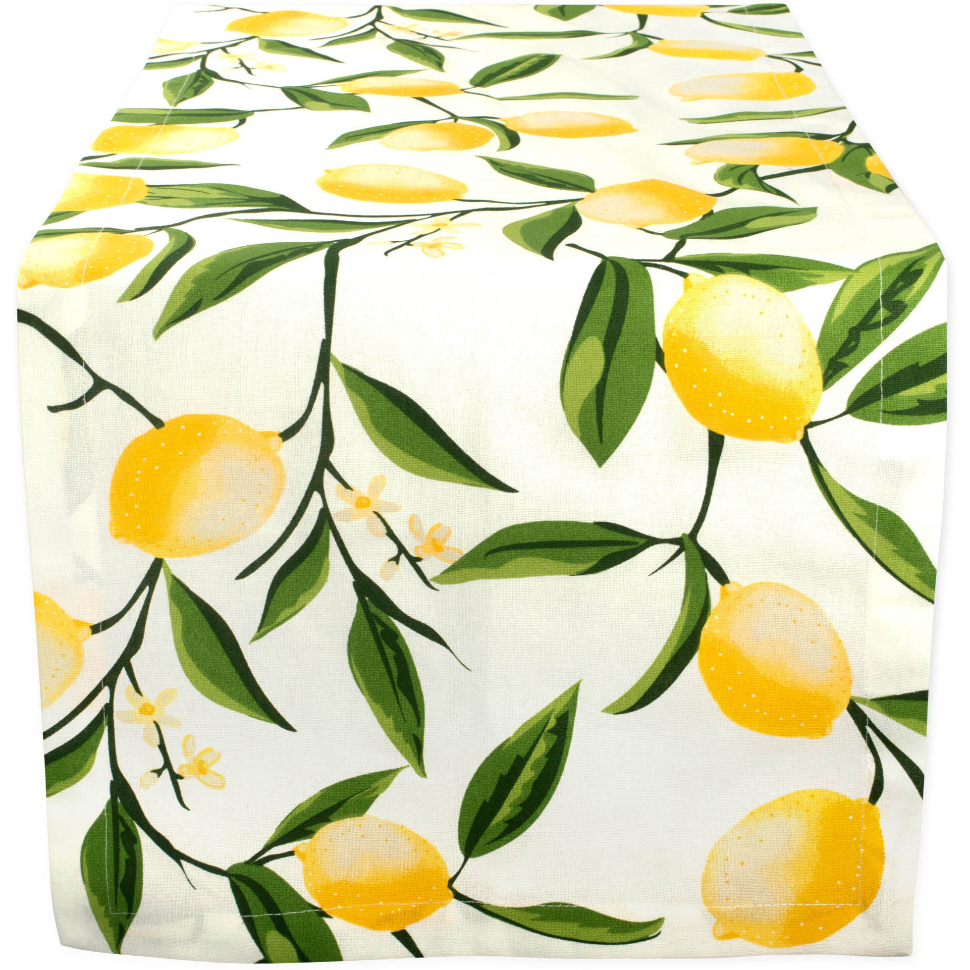 DII Lemon Bliss Print Table Runner