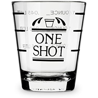 Bullseye Measured Shot Glass, bulk