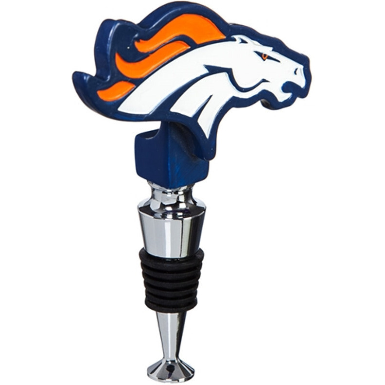 Denver Broncos Wine Bottle Stopper Logo - Special Order