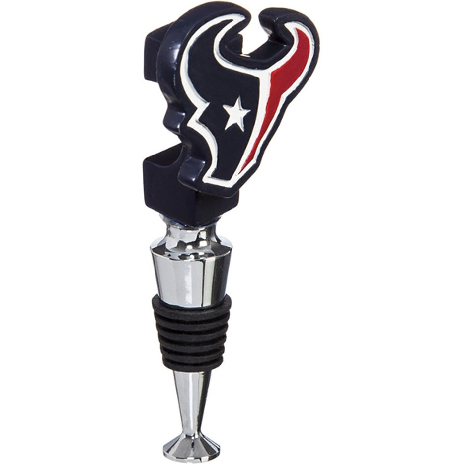 Houston Texans Wine Bottle Stopper Logo - Special Order