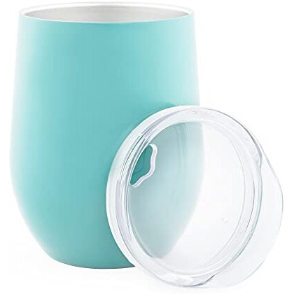 Sip & Go Stemless Wine Tumbler in Light Blue by True