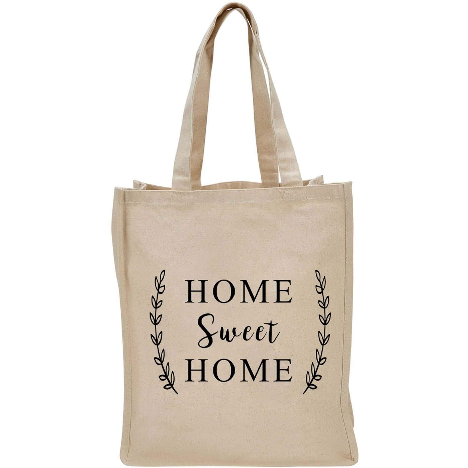 TOTE BAG HOME SWEET HOME (WHEAT)