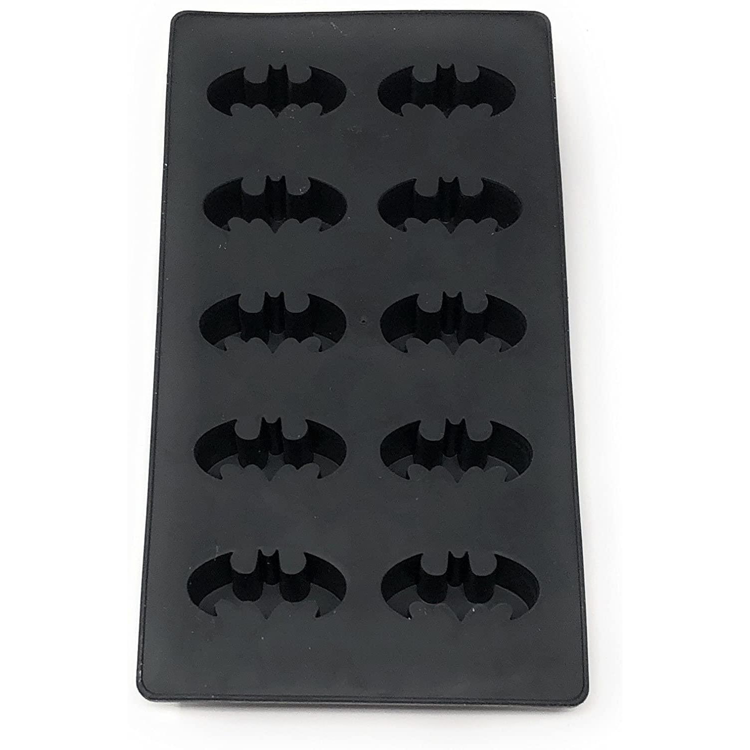 DC Comics Batman Logo Silicone Ice Cube Tray | Makes 10 Molded Cubes