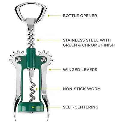 SoarWinged Corkscrew in Green by True